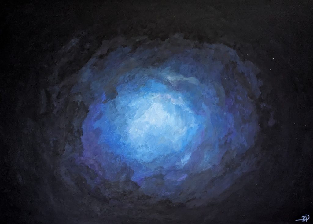 Ein Gemälde von Leere